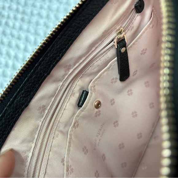 Kate Spade Black Pebbled Leather Shoulder Bag - Picture 4 of 6